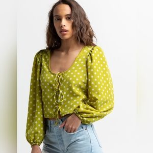 Levi's Embry tie front shirt